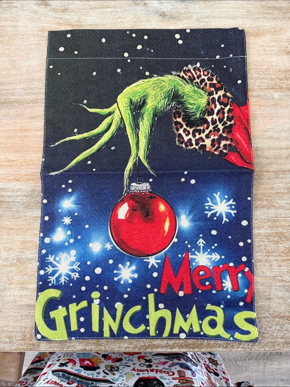 Holiday 'Merry Grinchmas' Garden Flag - 18x12